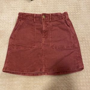 Maroon skirt
